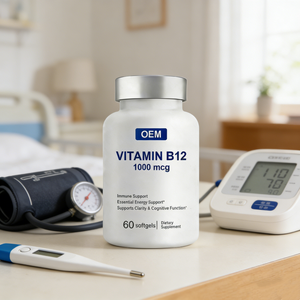 Penjualan Langsung Produsen OEM Produk Laris Vitamin <span class=keywords><strong>B12</strong></span> Kapsul Lunak <span class=keywords><strong>1000</strong></span> Mcg Suplemen Makanan Merek Sendiri - Product Image 4