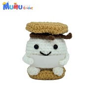 Vente en gros de jouets en peluche nuage de coton au crochet faits à la main, décoration de bureau, cadeau inspirant, fournitures pour magasins, logo personnalisé en gros