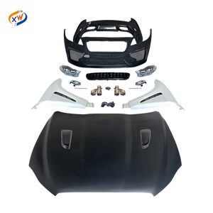 Kit Carrozzeria 2016-2020 per Jaguar F-<span class=keywords><strong>PACE</strong></span>: Paraurti Anteriore <span class=keywords><strong>e</strong></span> Posteriore, Parafanghi <span class=keywords><strong>e</strong></span> Fari/Luci Posteriori in Fibra di Carbonio - Product Image 1