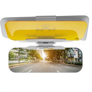 For Car Sun Visor Anti-Glare <b>Mirror</b> <b>Foldable</b> Plastic Day Night Use for Windshield Driving Eye Protection Logo Printing Available - Product Image 1