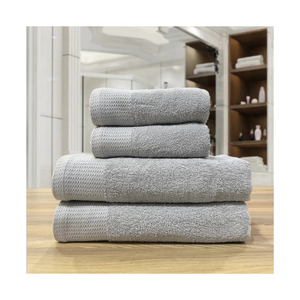 Léger 100% coton brodé à la main durable budget amical doux séchage rapide personnalisé bordure bleue Golf serviette de bain - Product Image 4