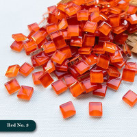 Mosaïque en verre cristal miniature moderne de 10 mm en vrac pour bricolage, artisanat, mosaïque pour enfants, décoration de la maison et du jardin, et murs intérieurs