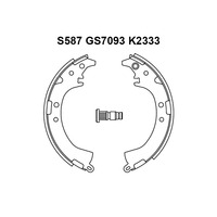 Plaquettes de frein arrière K2312 S587 BS1659 BS1747 FN2312 FN2333 0449543010 pour TOYOTA Camry RAV4 DAIHATSU Terios