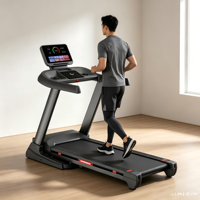 Tapis de course électrique portable multifonctionnel sans fil pour la maison avec inclinaison automatique de 20 % - Offre Spéciale