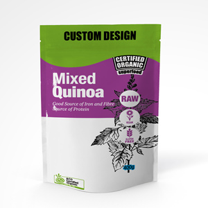 Doypack a prueba de olores personalizado, bolsa de pie, bolsas con cierre de cremallera, embalaje de plástico, bolsas de mylar con ventana - Product Image 6