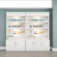 Vitrine de cosmétiques haut de gamme vitrine de produits de salon de beauté des ongles vitrine pour la conception de magasins de cosmétiques modernes
