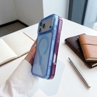 Coque transparente scintillante ciel étoilé magnétique pour Apple pour iPhone 18 Pro Livraison rapide