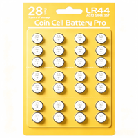 Pile bouton alcaline LR44 AG13 A76 357 SR44 1,5 V haute capacité, emballage personnalisé, vente en gros