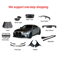 Coffre de Rechange Personnalisé Style CSL en Fibre de Carbone pour BMW Série 3 E46 M3 318i 325i 330i Berline 4 Portes – Amélioration Gros