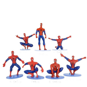 Decoración para Pastel de Cumpleaños de Spider-Man y los <span class=keywords><strong>Vengadores</strong></span>, Estilo Anime, de Plástico, para Regalo de Cumpleaños para Niños - Product Image 5