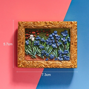 Aimants de réfrigérateur créatifs, série des chefs-d'œuvre de Van Gogh, Nuit étoilée, Tournesols, design Art Déco, aimants puissants, mariage - Product Image 6
