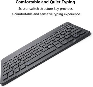 Guangzhou Office Mini tastiera senza fili e Mouse <span class=keywords><strong>con</strong></span> il Layout UK silenzioso ricaricabile per <span class=keywords><strong>Windows</strong></span> Mac telefoni <span class=keywords><strong>cellulari</strong></span> in magazzino - Product Image 4