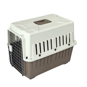 <span class=keywords><strong>PET</strong></span> CARRIER Boîte de <span class=keywords><strong>transport</strong></span> pour chiens en plastique approuvée par les compagnies aériennes et Cages pour maisons de voyage avec porte en métal - Product Image 2