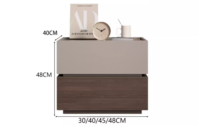 Khaki walnut grain-self