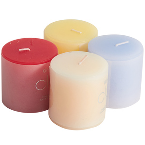 Velas de pilar de aromaterapia con fragancia personalizada Columna de iluminación sin humo y parafina para Diwali y Pascua Precio bajo - Product Image 1