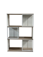Bureau convertible classique moderne en fer avec étagères de rangement pour la maison, le bureau et l'hôtel BS-N2402A