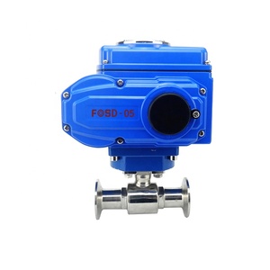 Válvula de Bola Sanitaria Motorizada de 2 Vías SS304 SS316 DN 50 DN100 200 Tri-Clamp OEM Personalizable, ¡Venta Caliente! - Product Image 5