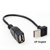 0,2 m USB 2.0 Rechts Links oben Abwärts winkel 90-Grad-Verlängerungskabel Stecker-Buchse-Adapter kabel USB-Kabel