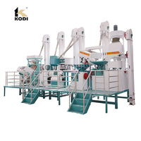 Machine de traitement du riz automatique de 1 tonne par heure
