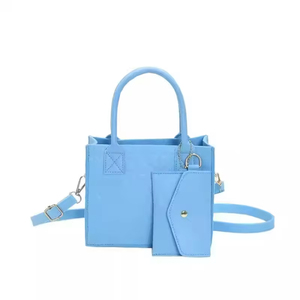 Bolso de Hombro Plegable Impermeable de Fieltro con Patrón Geométrico, Diseño Sencillo y Versátil, Textura Novedosa, Duradero, Moda 2026 - Product Image 6