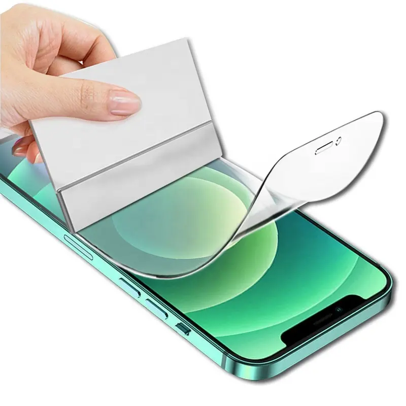 Clear matt Tpu Hydrogel Film privacy UV Screen protector For iPhone 11 12 13 14 Pro Max Mini 7 8 6 6S Plus 5S SE