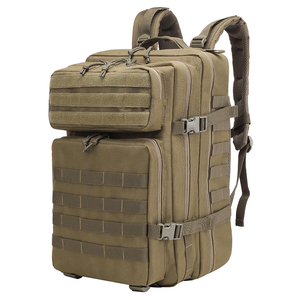 Mochila táctica de 45L-Tela impermeable Oxford 900D de alta densidad, soporte de marco interno con cierre de cremallera, para viajes al aire libre - Product Image 2