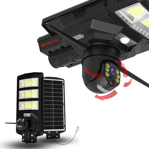 Vesafe không thấm nước IP66 V380 Pro App hai chiều âm thanh 2K 300W LED ai năng lượng mặt trời ánh sáng đường phố với ngoài trời cctv <span class=keywords><strong>camera</strong></span> - Product Image 1