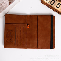 Livre de passeport multifonctionnel en cuir PU Impression personnalisée de livre de passeport pour enfants et adultes