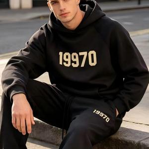 Sudadera con capucha y cuello para hombre ESS, de gran venta, con estampado reflectante, unisex, tipo jersey. - Product Image 5