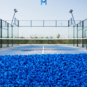 Fabricant de <span class=keywords><strong>gazon</strong></span> <span class=keywords><strong>synthétique</strong></span> MCG Padel Turf 9800D/13500D résistant à l'usure, <span class=keywords><strong>gazon</strong></span> <span class=keywords><strong>synthétique</strong></span> bleu pour terrain de padel panoramique extérieur - Product Image 1