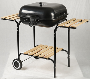 OEM venta al por mayor de estilo cuadrado parrillas de <span class=keywords><strong>barbacoa</strong></span> modernas hogar al aire libre jardín fiesta carbón <span class=keywords><strong>barbacoa</strong></span> carrito fácil de mover - Product Image 2