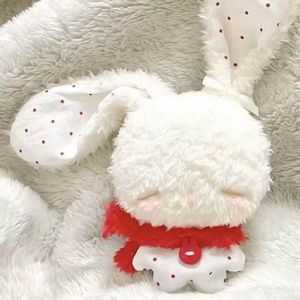 Joli pouf lapin blanc à pois apaisant en peluche avec rembourrage en coton PP pour bébés <span class=keywords><strong>et</strong></span> adultes, idéal pour dormir - Product Image 6