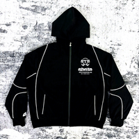 Veste coupe-vent active pour homme HD2300 avec logo brodé personnalisé, légère, imperméable, à fermeture éclair, à capuche, 4 couches