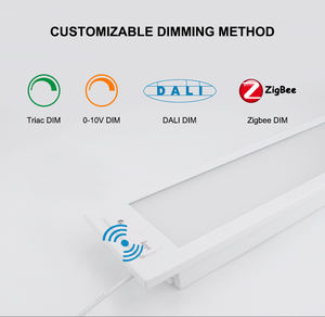 Proyecto de iluminación europea <span class=keywords><strong>Panel</strong></span> de luz colgante 600X600 30x90cm 195x1200 180x1500 DALI <span class=keywords><strong>Panel</strong></span> de luz <span class=keywords><strong>LED</strong></span> personalizado regulable con Sensor - Product Image 3