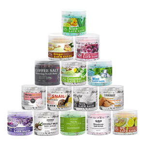 Gommage corporel au sucre de <span class=keywords><strong>lait</strong></span> naturel, exfoliant, sel d'Epsom, sel de bain blanchissant SPA avec logo gratuit - Product Image 6