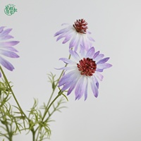 Nouveauté : Bouquet artificiel multicolore d'échinacée et de marguerites, 68 cm, 3 branches, pour centres de table, arrangements floraux, décoration
