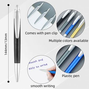 Bolígrafos de Plástico Azules Deportivos con Logotipo Personalizado de 1.0 mm, Artículos Promocionales Novedosos de Bajo Costo para Regalo - Product Image 3