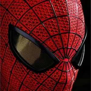 <span class=keywords><strong>Maschera</strong></span> di Spider-Man 1 con Occhi Magnetici in Materiale ABS, Replica del Film Fatta a Mano - Product Image 3