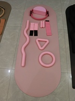 Kit de Pilates personnalisé en gros, Tapis de yoga, Haltères, Poids de cheville et de poignet en silicone, Équipement d'entraînement de fitness à domicile, Fourniture d'usine