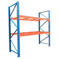 Étagère de stockage de palettes en acier robuste professionnelle avec niveaux réglables, certifiée CE pour le support de palettes industrielles