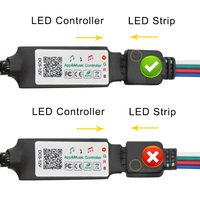 Bande LED RGB SMD 5050 pour TV, Contrôle USB BT 5V, Contrôle par Application Intelligente, Rétroéclairage TV, Décoration Ambiante, Synchronisation Musicale