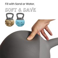 Kettlebell souple réglable de 10 kg, 16 kg, 20 kg, avec poignée creuse pour l'eau et la sable, pour entraînement individuel, vente en gros