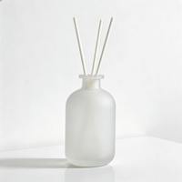 Diffuseur d'arômes de luxe en verre dépoli mat avec bouchon, en stock, pour parfumer les meubles