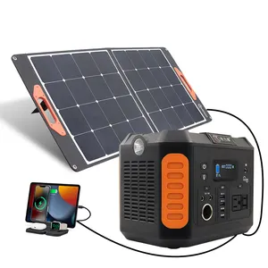 Banque d'alimentation sans fil 515HZ 500W Centrale électrique portable 500w Batterie solaire au lithium Outdoor Camping Essential AC power bank