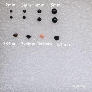 Ojos de lana fieltro coloridos en forma de bastón, hechos a mano, para muñecas de frijol negro, ojos de mascotas, ojos de gato de cristal, suministros de manualidades para bebés y niños pequeños. - Product Image 4