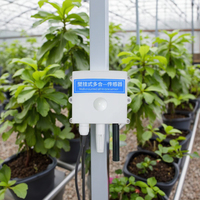 IOT Green House 4 en 1 mural Modbus RS485 4-20mA 0-5V Co2 Illuminance Station météo Capteur d'humidité de la température numérique