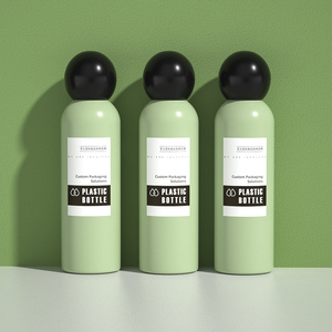 Tùy chỉnh màu chăm sóc da Lotion bao bì mặt Toner chai 125ml Rỗng vít nắp nhựa cơ thể chai dầu - Product Image 3