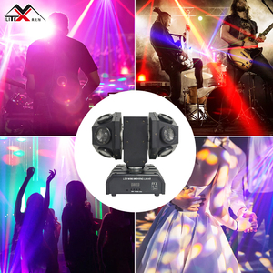 Thiết kế mới 12pcs 10W RGBW đôi cánh tay chùm ánh sáng <span class=keywords><strong>LED</strong></span> chùm di chuyển đầu Câu lạc bộ disco đèn với thiết bị DJ - Product Image 3