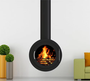 Estufa <span class=keywords><strong>de</strong></span> <span class=keywords><strong>leña</strong></span> suspendida Chimenea redonda colgante 2025 Estufas <span class=keywords><strong>de</strong></span> <span class=keywords><strong>leña</strong></span> - Product Image 4