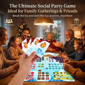 <span class=keywords><strong>Jeu</strong></span> de société éducatif personnalisé et écologique, <span class=keywords><strong>jeu</strong></span> de cartes pour soirées sociales, <span class=keywords><strong>jeu</strong></span> en papier imprimable pour l'apprentissage familial - Product Image 6